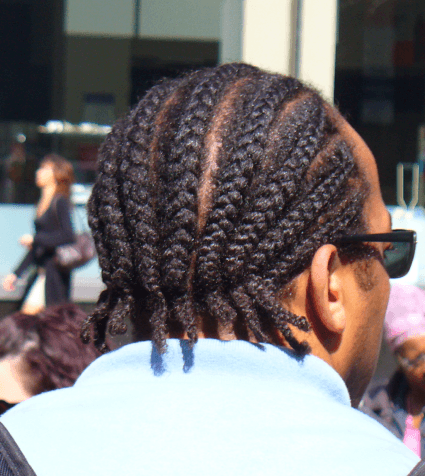 Expert Men Hair Style Braids At Natural Hair Salon Houston